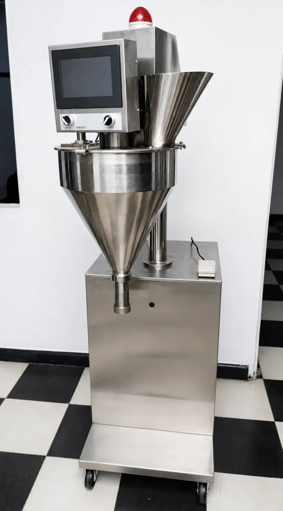 Dosificador Semiautomático para Polvos por Tornillo Sinfín de 50–500 g