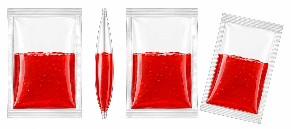 Formatos de empaque compatibles con Máquina multipista sachet de 4 sellos para líquidos y viscosos | Ficha técnica COMAQ