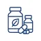 Icono nutraceutica y suplementos